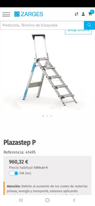 Escalera aluminio