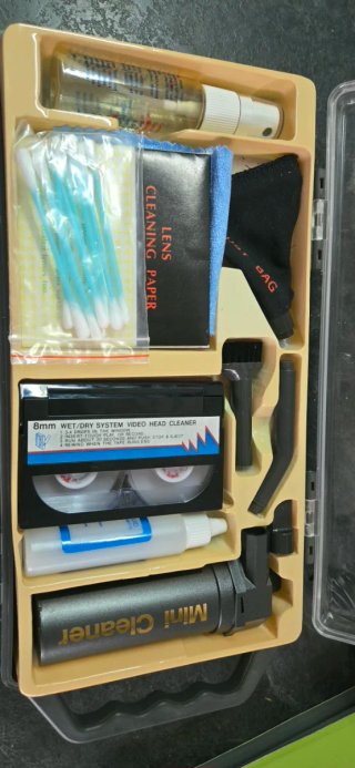 Kit Limpieza Videocámara 8mm Ambico V-0798