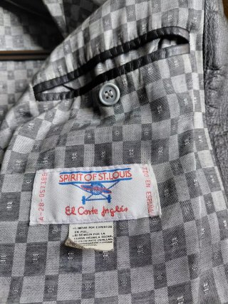 Cazadora de cuero para hombre