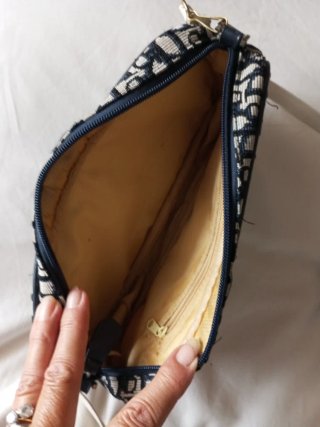 Bolso Dior Navy y Crema