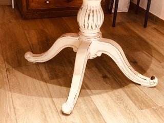 Mesa redonda extensible madera