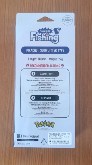 Señuelo Pesca Pikachu Pokémon DUO