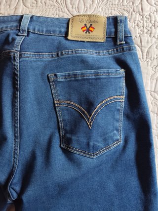 Pantalón vaquero mujer azul