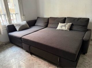 Sofá Cama FRIHETEN Gris Oscuro