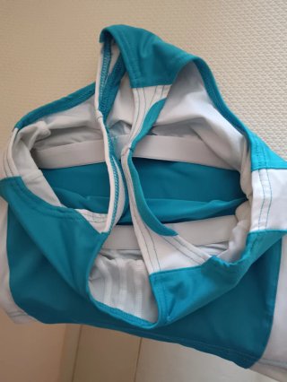 Top Joma deportivo turquesa y blanco