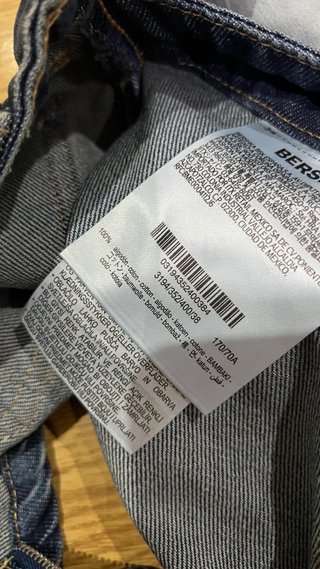 Falda vaquera Bershka Y2K low waist
