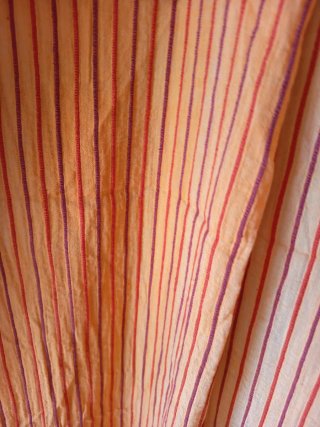 Pack 2 Cortinas Rayas Naranja y Rosa