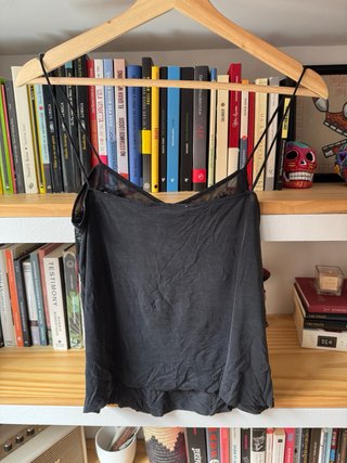 Top lencero negro Zara