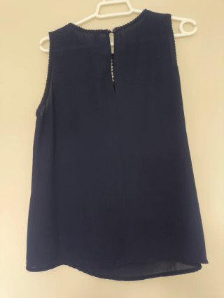 Blusa azul marino Stradivarius