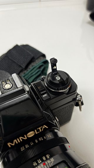 Minolta X-500 Cámara Analógica Negra