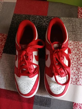 Nike Dunk Red/White Talla 39