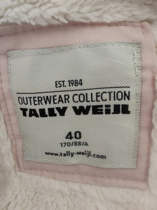 Giubbotto Tally Weijl rosa con cappuccio
