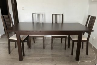 Remate Juego Comedor Ikea Madera