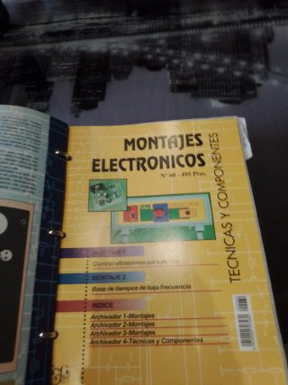 3 tomos de MONTAJES ELECTRONICOS