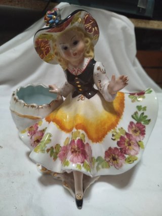 Statuetta ceramica Gerardi vintage