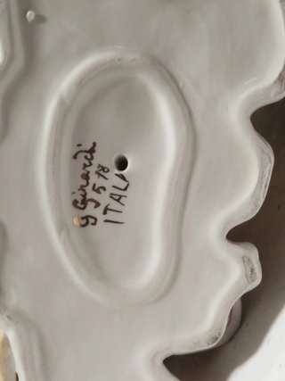 Statuetta ceramica Gerardi vintage