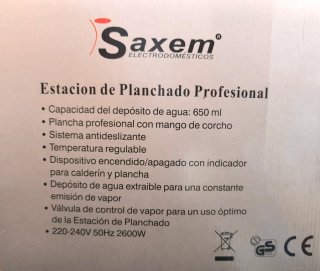 Centro Planchado Profesional 2600W