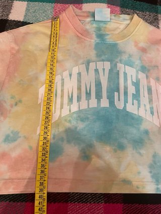 T-shirt Tommy Jeans tie dye multicolore XS