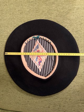 Boina Vintage Aznárez Pamplona Negra