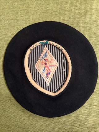 Boina Vintage Aznárez Pamplona Negra