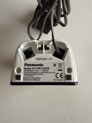 Teléfono Inalámbrico Panasonic Negro