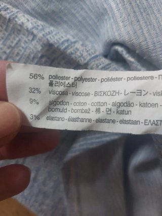 Vestido Zara Azul Claro Talla 10 Años