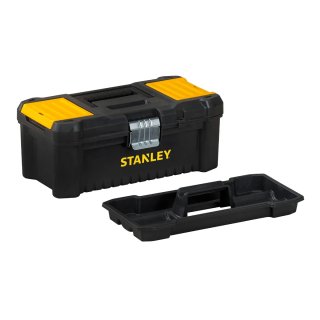 Caja de herramientas Stanley negra y amarilla