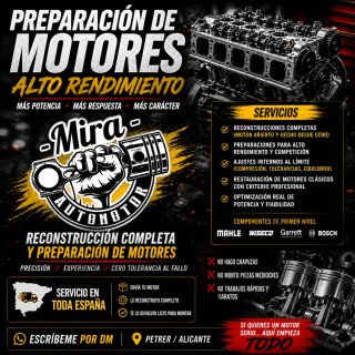 Reparación y preparacion de motores