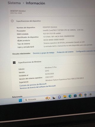 MSI GF65 Thin 10SER i7 10750H 16GB RAM 1TB SSD
