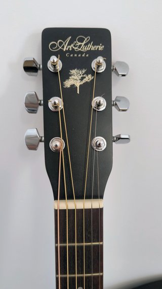 Art & Lutherie Cedar Black Q1 Guitarra