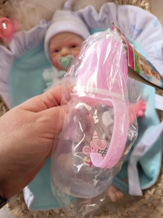 Muñeca Reborn Silicona con Capazo