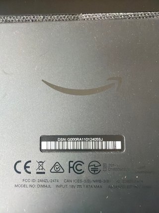 Amazon Fire HD 8 Tablet Negra