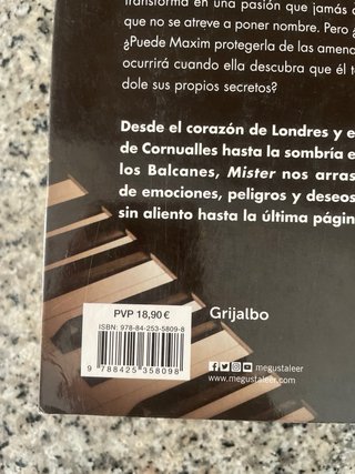 Mister La nueva novela/ 50 sombras de grey