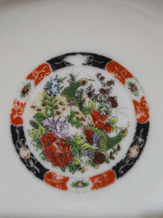 Set 6 Cuencos Porcelana Motivos Asiáticos