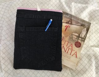 FUNDA LITERARIA PARA LIBROS DE BOLSILLO DE TELA