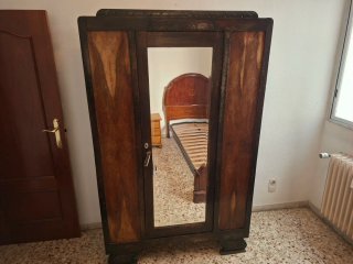 Dormitorio completo: Armario y 2 camas
