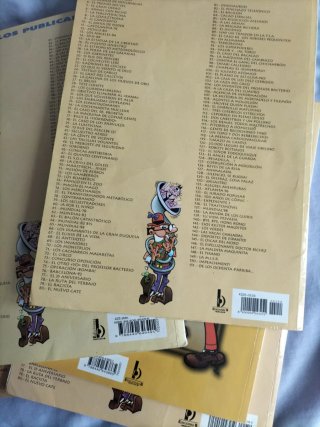 Lote 8 tebeos colección OLE de Mortadelo y Filemón