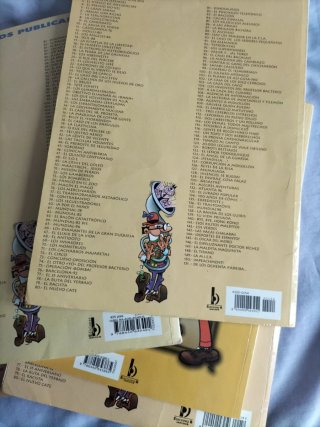 Lote 8 tebeos colección OLE de Mortadelo y Filemón