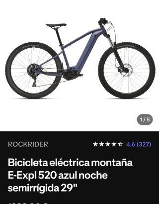 Bicicleta eléctrica Rockrider E-Expl 520