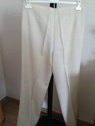 Traje chaqueta elegante estampado en tonos verdes