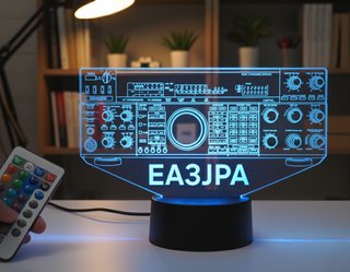 Lámpara LED 3d emisora Kenwood TS 950SDX