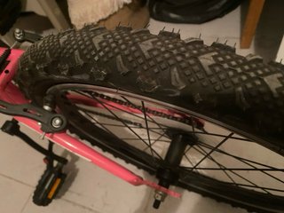 Bicicleta infantil rosa WADER