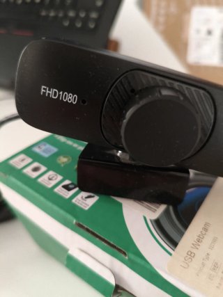 Webcam USB FHD1080 Negra