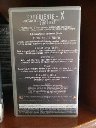 Expediente X VHS Primera Temporada