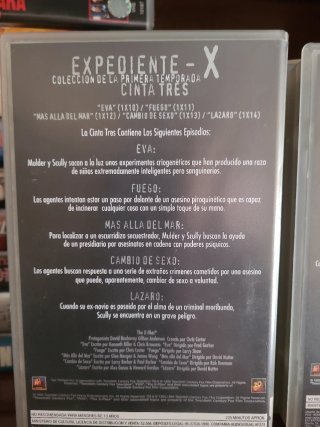 Expediente X VHS Primera Temporada