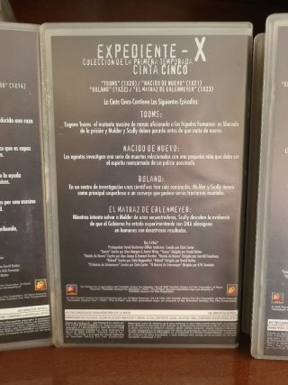 Expediente X VHS Primera Temporada