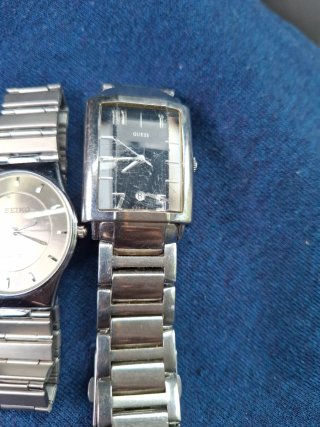 2 Reloj Seiko y Guess