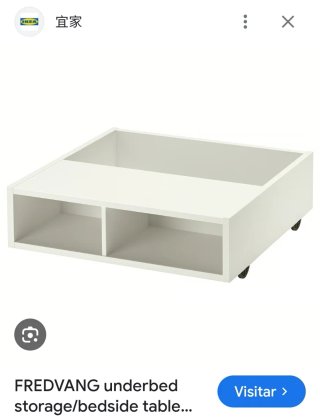 Mueble bajo cama Ikea Frevbang