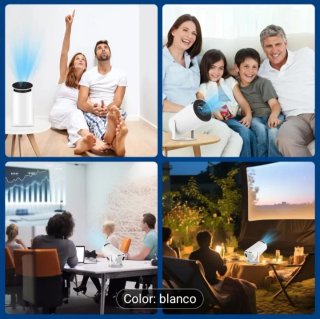 Proyector 4K UHD Blanco⭐⭐⭐⭐⭐
