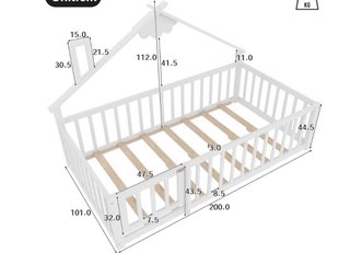 Cama infantil de aprendizaje Solo estructura